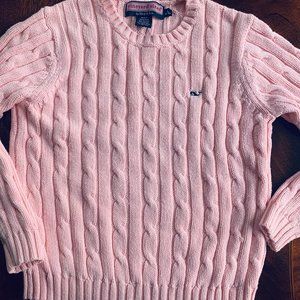 SOLD Vineyard Vines Girls Cable Knit Sweater
